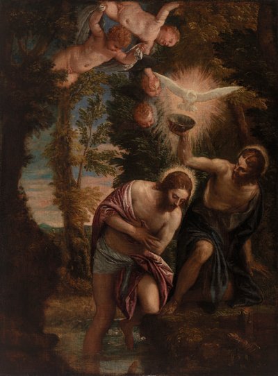 Chrzest Chrystusa autorstwa Veronese (Paolo Caliari)
