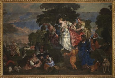 Mojżesz uratowany z wód, 1582-83 autorstwa Veronese