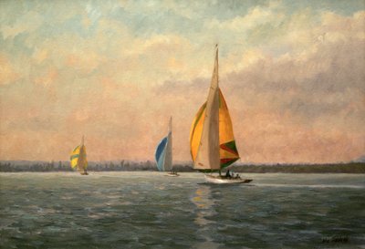 Późne wykończenie – ze smokami na Medway autorstwa Vic Trevett