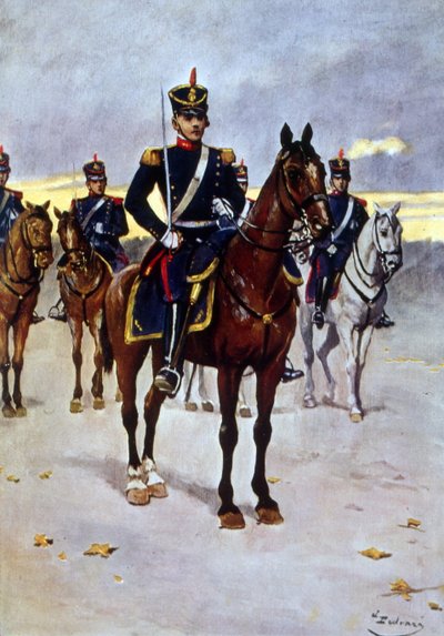 Argentyński oficer konny grenadier autorstwa Vicente Blasco Ibanez