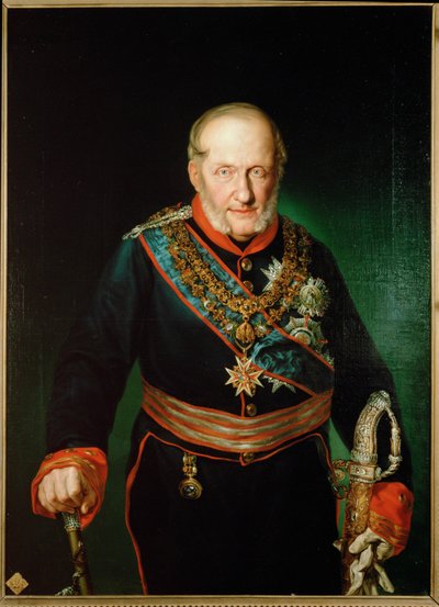 Francisco I de Borbon, Król Sycylii (obraz na płótnie) autorstwa Vicente Lopez y Portana