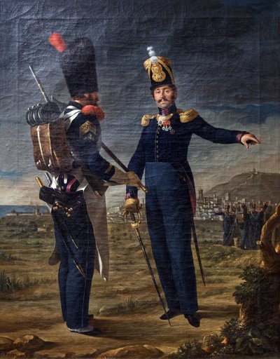 Pułkownik Joseph Kindelan autorstwa Vicente Rodes Y Aries