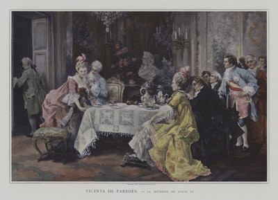 Młodość Ludwika XV autorstwa Vicente de Parades