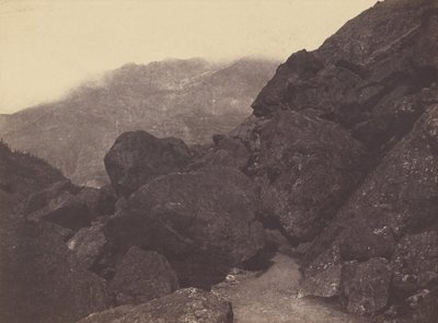 [Głazy w pobliżu Gavarnie]. autorstwa Vicomte Joseph de Vigier