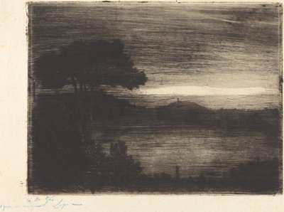Jezioro Nemi autorstwa Vicomte Ludovic Lepic