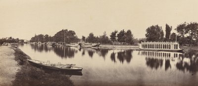 Barki w Oksfordzie, 1862. autorstwa Victor A Prout