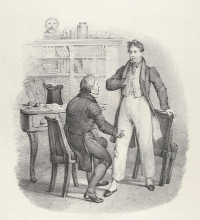Facet. VIII: Jak Doktorze! Co, doktorze, 1824. autorstwa Victor Adam