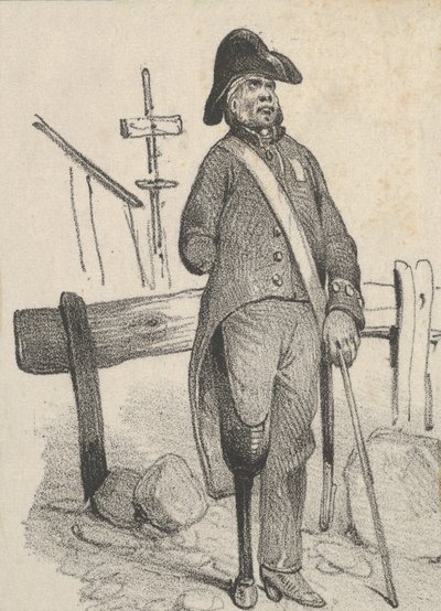 Żołnierz z kołkiem, połowa XIX wieku. autorstwa Victor Adam