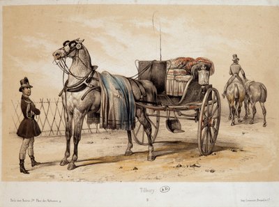 Tilbury - Litografia Adama, ca. 1840 autorstwa Victor Adam