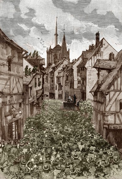 Affaire des possesdes de Loudun (demony de Loudun) ok. 1630: polowanie na czarownice, na rzeźniku zostaje spalony francuski ksiądz Urbain Grandier (1590-1634), który rzekomo zawarł pakt z diabłem i oskarża o opętanie zakonnic - ( Urbain Grandier, ks autorstwa Victor Armand Poirson
