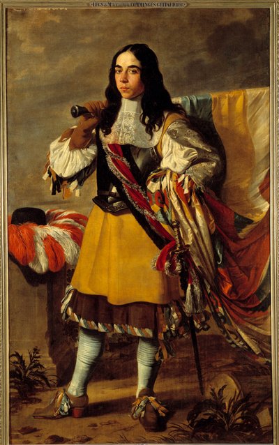 Obraz na drzwiach ściennych autorstwa Victora Boucqueta (1619-1677) XVII w. Niedz. 1,84x1,12 m² autorstwa Victor Boucquet