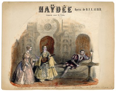 Auber - Haydée - ilustracja autorstwa Victora Coindre