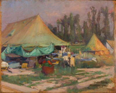 Bourbourg 1915 autorstwa Victor Francois Tardieu