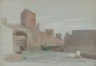 Porta San Lorenzo, Rzym autorstwa Victor François Eloi Biennourry