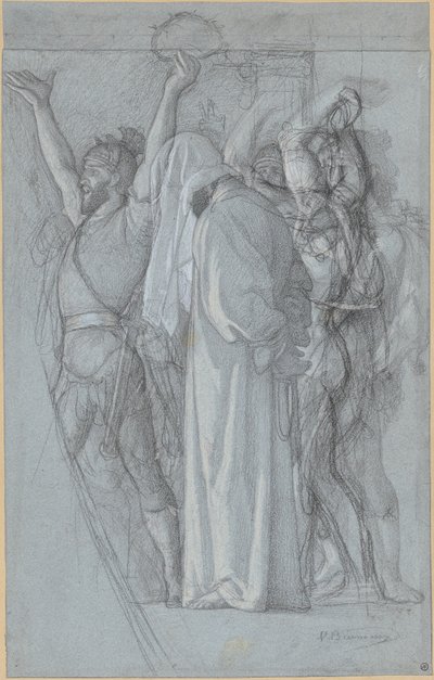 Naśmiewanie się z Chrystusa autorstwa Victor François Eloi Biennourry