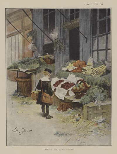Żądza autorstwa Victor Gabriel Gilbert