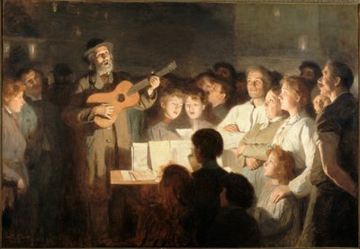 The Song Merchant autorstwa Victor Gabriel Gilbert