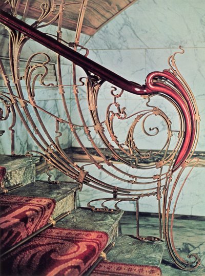 Bannister autorstwa Victor Horta