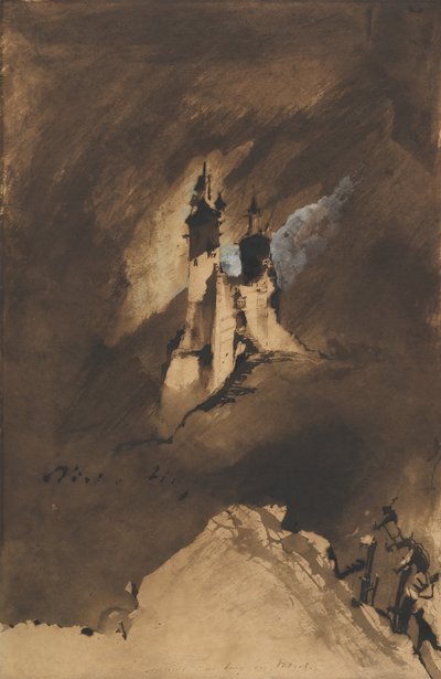 Pamiątka zamku w Wogezach, 1857 r. autorstwa Victor Hugo
