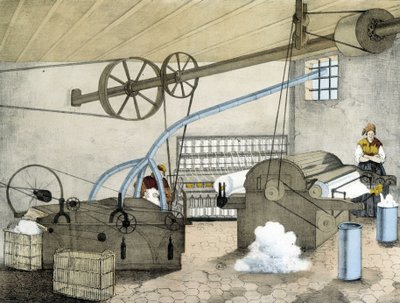 Spinning mechaniczny - lito firmy Janson. 19 wiek. autorstwa Victor Janson