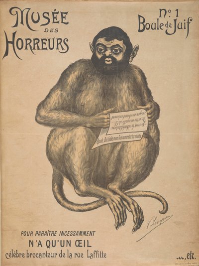 Muzeum horrorów Galeria horrorów: Joseph Reinach, 1899. autorstwa Victor Lenepveu