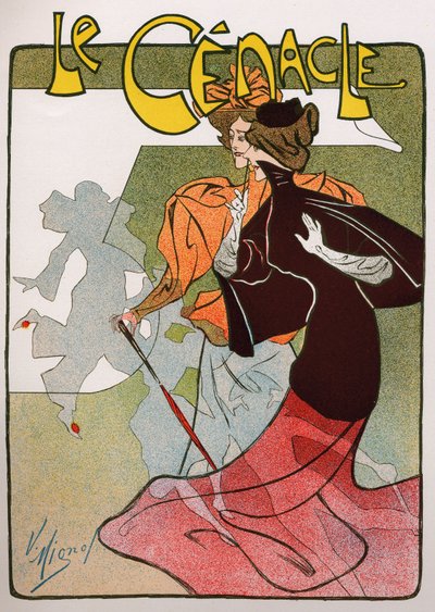 Wieczernik, Belgia, koniec XIX wieku (plakat) autorstwa Victor Mignot