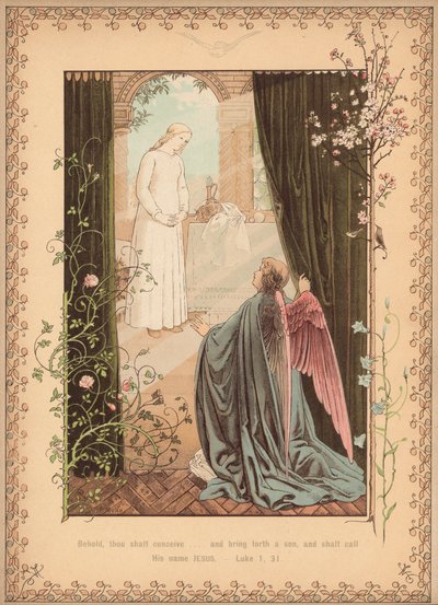 Zwiastowanie. autorstwa Victor Paul Mohn