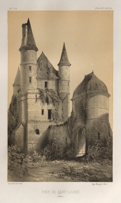 ...pl. 82, lenno Sart-lAbbé Aisne, 1860. autorstwa Victor Petit