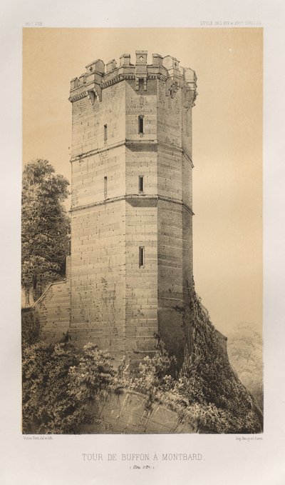 ...pl. 90, Buffon Tower w Montbard Côte d