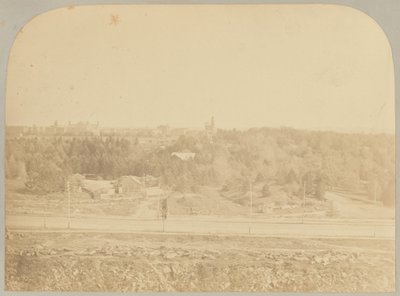 Pl. XVIII. Central Park widziany z Muzeum autorstwa Victor Prevost, Gaston L. Feuardent and Co., New York