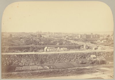 Pl. XVII. Panoramiczny widok na zachód od muzeum autorstwa Victor Prevost, Gaston L. Feuardent and Co., New York