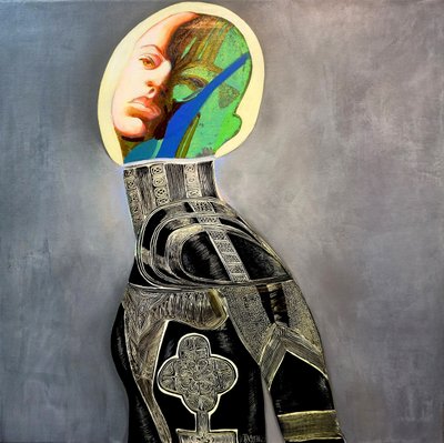 Nowoczesny portret abstrakcyjny autorstwa Victor Tkachenko