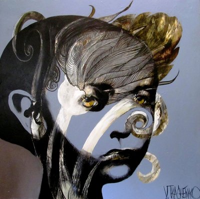 Portret tajemniczej kobiety autorstwa Victor Tkachenko