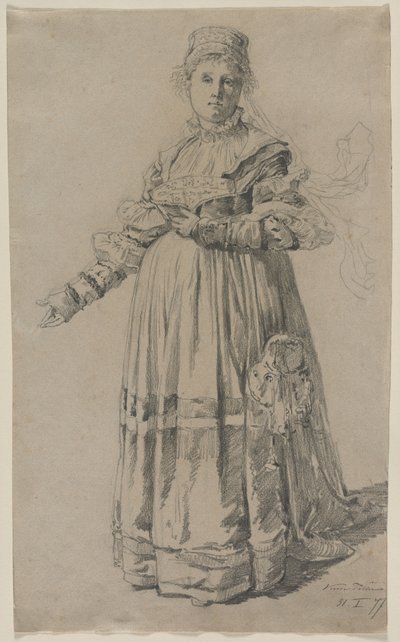 Stojąca kobieta, 1877. autorstwa Victor Tobler