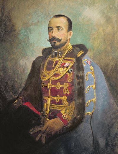 Arcyksiążę Józef August z Austrii, ok. 1916 r. (olej na płótnie) autorstwa Vienna Nedomansky Studio