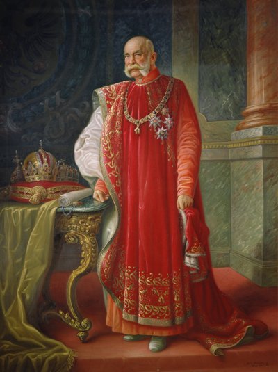 Franciszek Józef I z Austrii, ok. 1916 r. (olej na płótnie) autorstwa Vienna Nedomansky Studio
