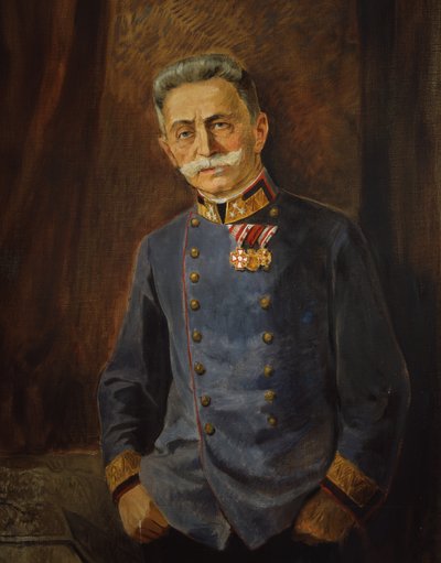 Generał Franz Graf Conrad von Hotzendorf, ok. 1916 r. (olej na płótnie) autorstwa Vienna Nedomansky Studio