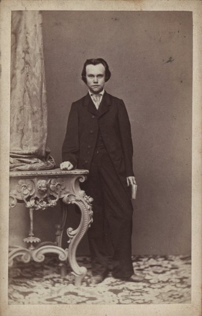 Portret kompozytora Antona Rubinsteina 1829-1894. autorstwa Vienna . Photo studio Franz Schultz