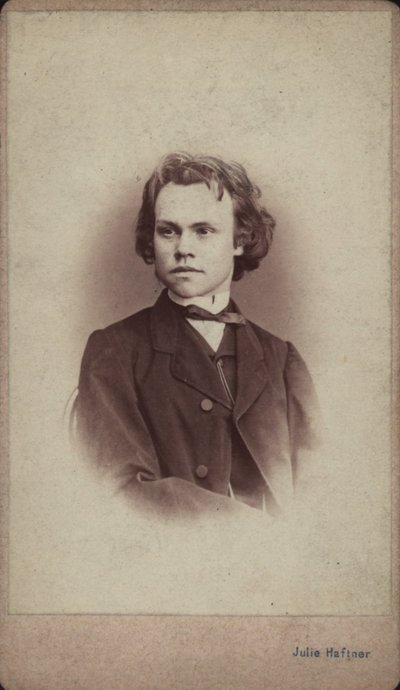 Portret kompozytora Antona Rubinsteina 1829-1894. autorstwa Vienna . Photo studio Julie Haftner