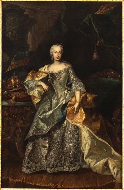 Maria Teresa jako królowa Węgier autorstwa Viennese painter
