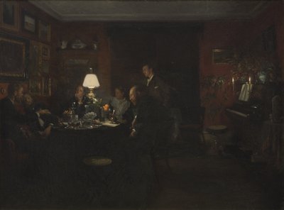 Wieczorna rozmowa autorstwa Viggo Johansen
