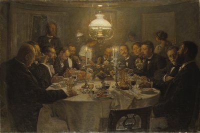 Szwedzki: Wśród artystów Spotkanie artystów autorstwa Viggo Johansen