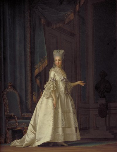 Królowa wdowa Juliane Marie z Danii autorstwa Vigilius Eriksen