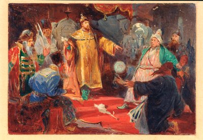 Car Iwan III (red. Wielki autorstwa Viktor Andreyevich Simov
