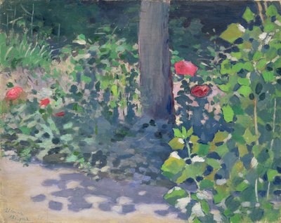 Studium maków w ogrodzie, 1894 autorstwa Viktor Elpidiforovich Borisov Musatov
