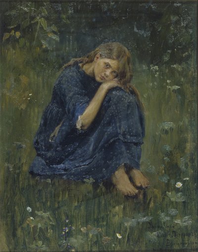 Studium Alyonushki, 1881 r. autorstwa Viktor Mikhaylovich Vasnetsov