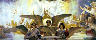Przed paradami, część środkowa, 1885-1896. autorstwa Viktor Mikhaylovich Vasnetsov