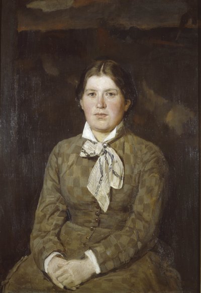 Portret Aleksandry Władimirownej Wasnetsowej, żony artysty, 1878 autorstwa Viktor Mikhaylovich Vasnetsov