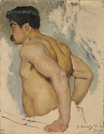 Portret artysty Nikołaja Kuzniecowa 1850-1929 , 1884. autorstwa Viktor Mikhaylovich Vasnetsov