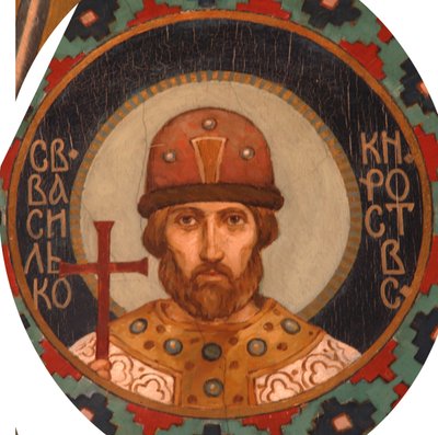 Święty książę Wasilko Konstantinowicz z Rostowa, 1885-1896 autorstwa Viktor Mikhaylovich Vasnetsov